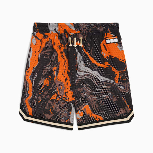 LAFRANCÉ Heem All-Over Print 6" Shorts Men, Orange Glo-AOP, extralarge-GBR